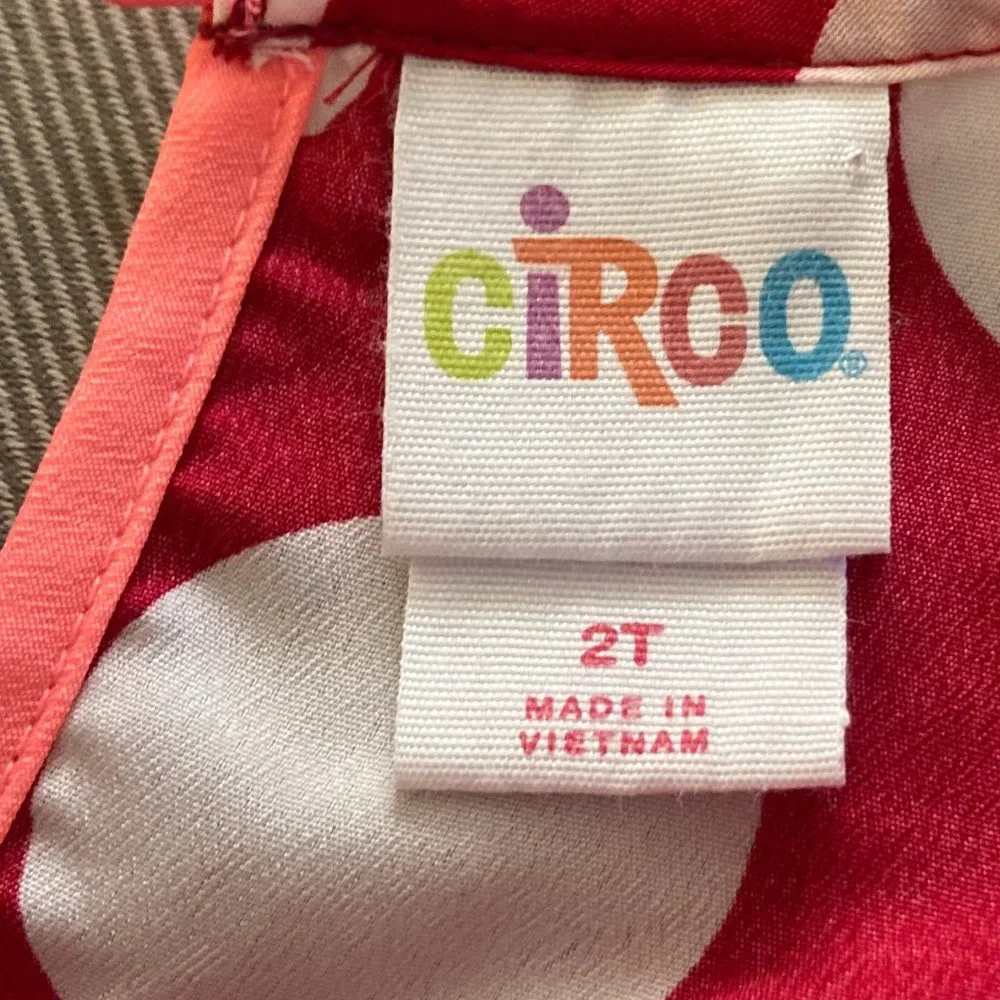 Girls Dresses Size 2T Lot of 2 EUC Green Pink Red White